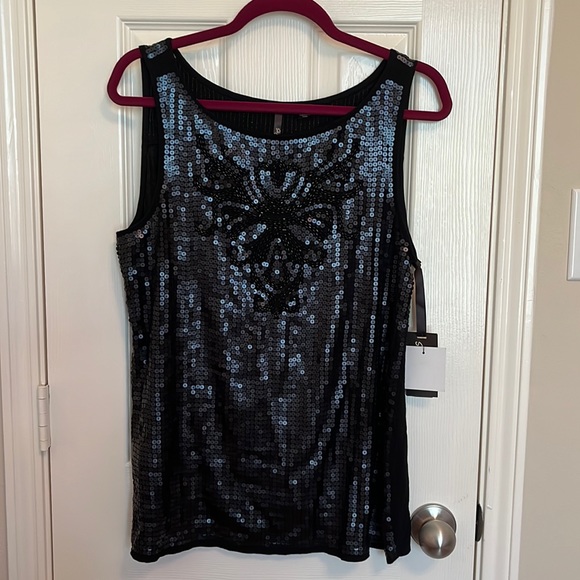 NWT Skye’s the Limit Sequin Tank - Picture 1 of 5